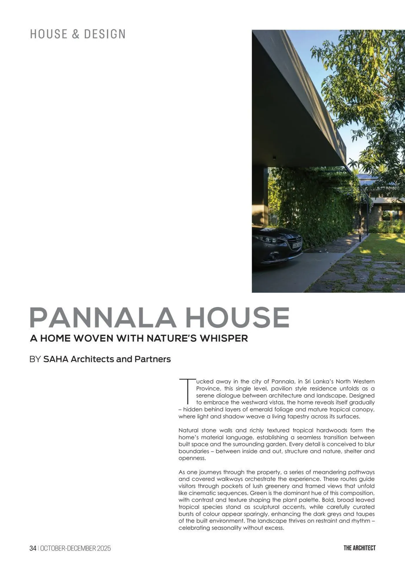 The Architect Magazine, page 3
